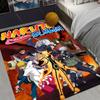 Adventure Anime N-Naruto Carpet for Living Room Decor Man's Cave Bedroom Nonslip Rug Balcony Lounge Floor Mat Fans Gifts
