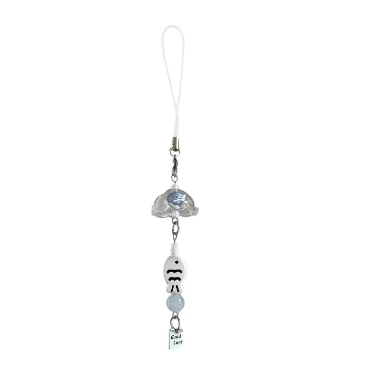

Enhances Your Phone With A Lucky Fish Wind Chime Charm for A Touch Of Harmonies and Luck Daily Use Casual Wear 1