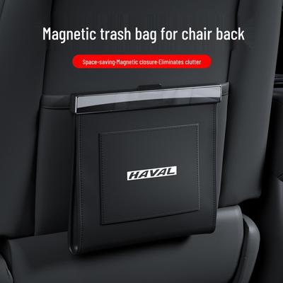 Haval H6 Big Dog Car Back Seat Magnetic Leather Trash & Storage Bag