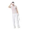 TaylorMade Logo Striped S/S Polo Shirt, Light Pink, Size Small, Women's, 2025SS UN669