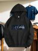 Unisex Stylish Casual Sports Outdoor Hoodie, Fashionable Hooded Top, High-Quality Warm Sweatshirt for Autumn And Winter, Trendy Print Design, Suitable