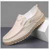 Fashion New Designer Slip-on Men's Dress Loafers Spring Autumn Soft-soled Male Driving Shoes Fashion Solid Color Leather Shoes Male