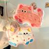 Super Absorbent Hand Towel Cartoon Kitten Shape Kitchen Bathroom Cleaning Cloth