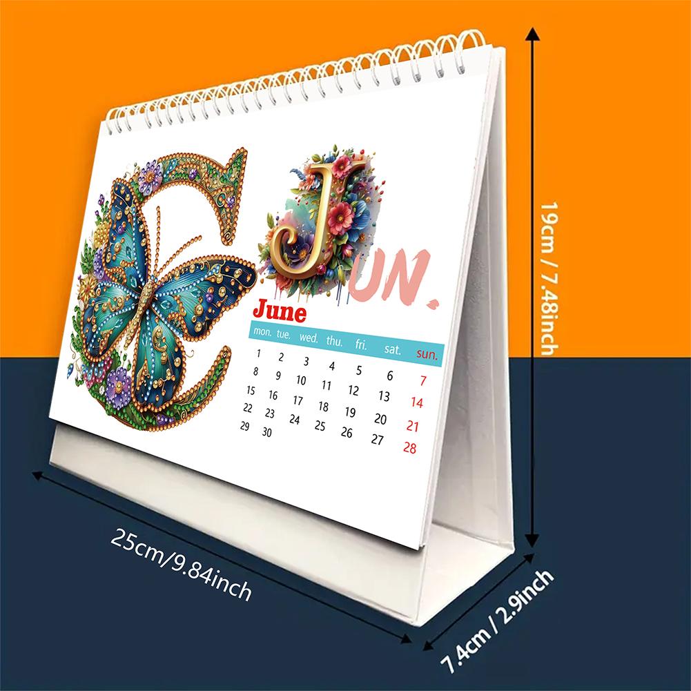 Diamond Painting Calendar Diamond Painting Paper Calendar Diamond Painting Monthly Calendar Kit for DIY Crafts Party Gift