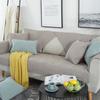 Nordic Simple Solid Color Sofa Cushion Four Seasons Pure Cotton Fabric Non-Slip Cushion Winter General Modern Sofa Cover Slipcover