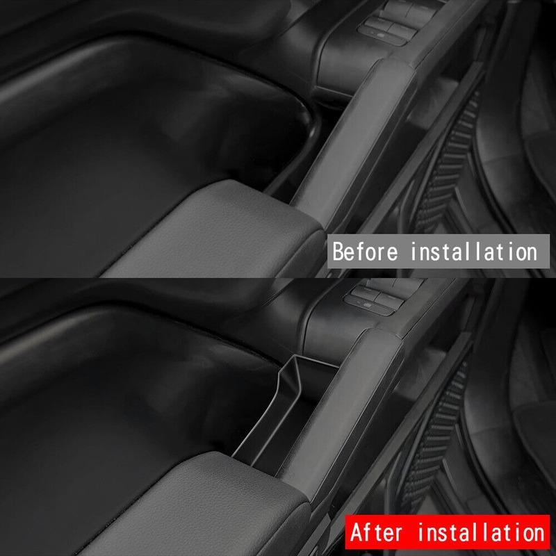 2Pcs Black Armrest Door Storage Box Organizer Hold Case For Toyota TACOMA 2024