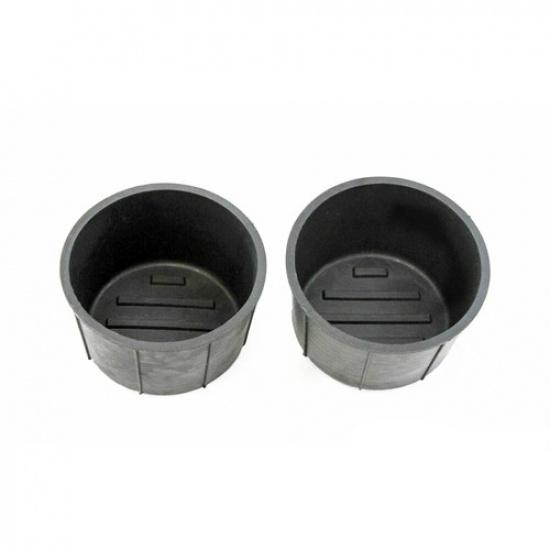 2x Rear Console Cup Holder Rubber ert Liner 9L3Z1513562B For Ford F150 09-14