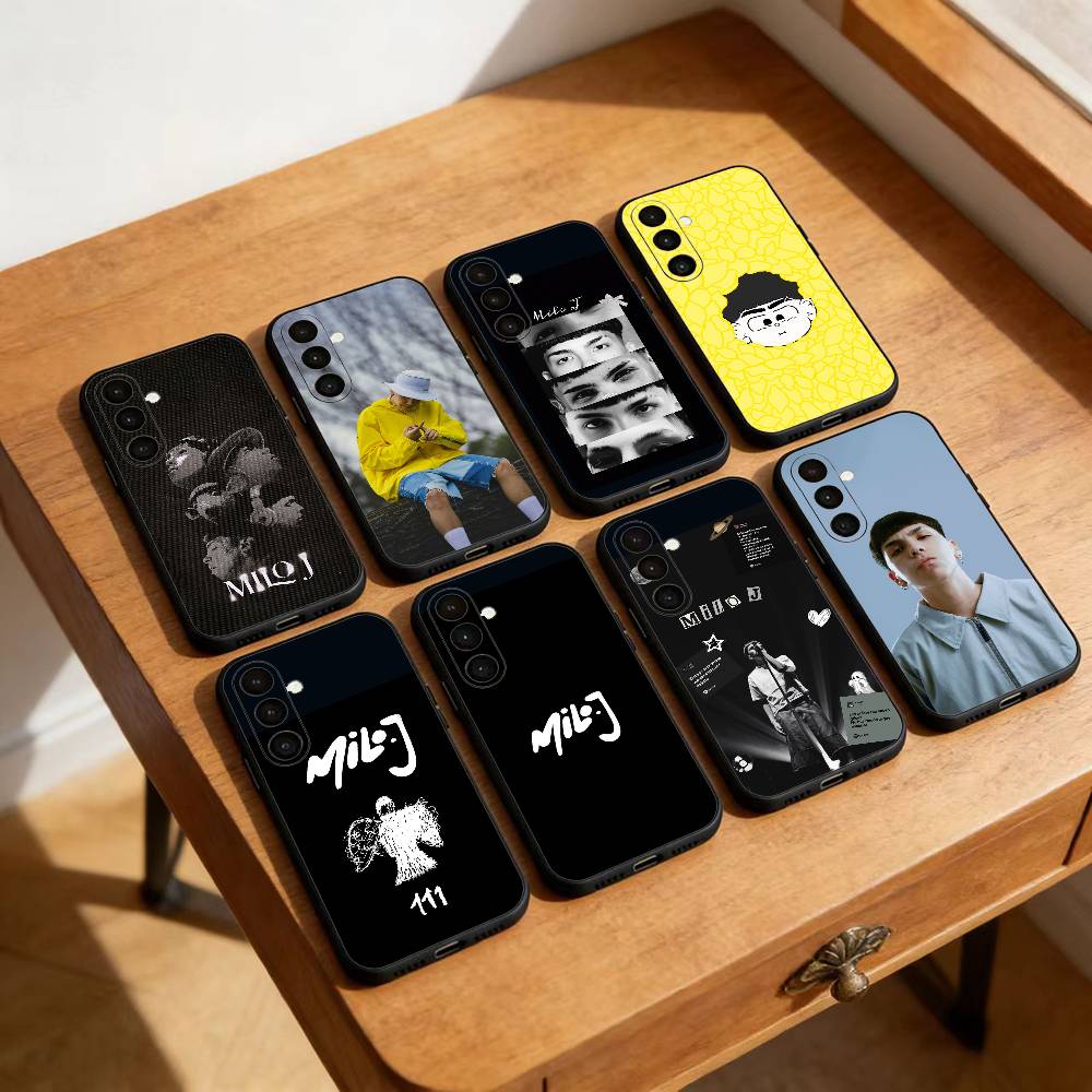 Singer M-Milo J Phone Case For Samsung Galaxy A13,21s,22,31,32,52,53,71,72,73,Soft Black Cover