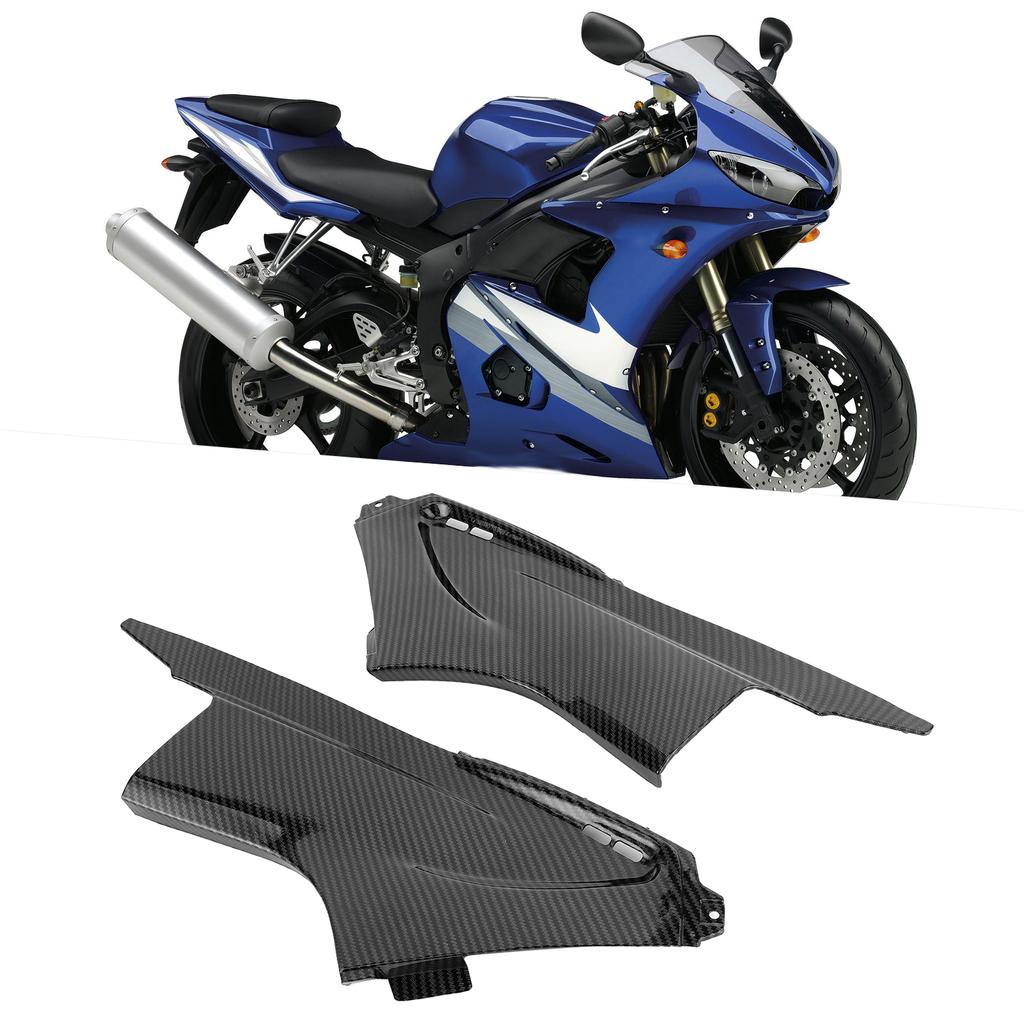 Side Air Duct Cover Fairing Insert Carbon Fiber Style Fit for Yamaha YZF R6 20032005