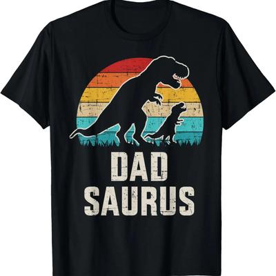 Dadsaurus μπαμπάς δεινόσαυρος vintage για την Ημέρα του Πατέρα T-Shirt
