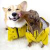 Wasserdichte Haustier-Hundemanteljacke für mittelgroße und große Hunde, modischer Regenmantel für Welpen, Katzen, Shiba Inu, Bulldogge, Pudel, Kleidung, Maskottchen-Outfit