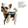 Dog Garden Stake Puppy In Vest Sunglasses Outdoor Decor Stake Yard Art Dog Sign Decoration for Patio Lawn Flower Bed