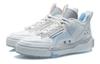 Li Ning NO.258 New Journey Non slip Lightweight Mid top Skateboard Shoes Women's Blue AGCR312-2