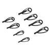 44pcs Fishing Rod Tip Stainless Steel Ceramic Fishing Pole Guide Ring Fishing Rod Repair Kit