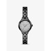 Petite Aspyn Pavé Black-Tone Watch MKO1119