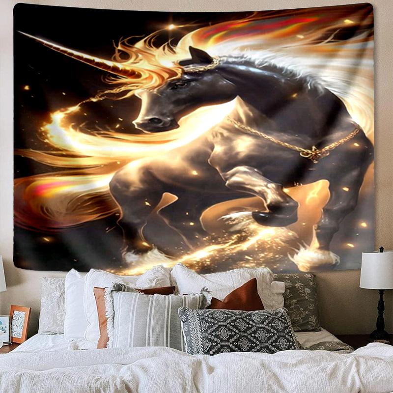 Magical Unicorn Garden Tapestry Room Decoration Wall Hanging for Living Room Bedroom, dormitory, Birthday and Christmas gifts