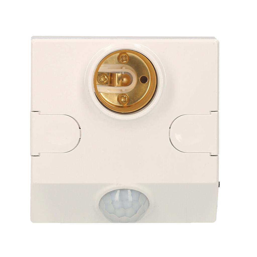 PIR Motion Sensor Lampholder E27 Live Line & Zero Line Wired Motion Activated LED Bulb Lamp Base