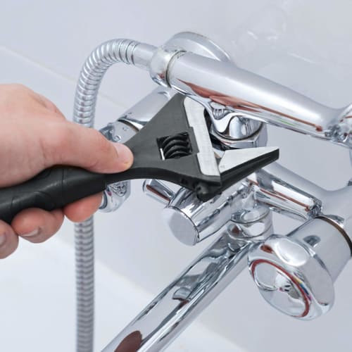 DURATECH Adjustable Wrench, Wide Adjustable Wrench, Multi-Function Spanner, 200mm, Maximum Opening 41mm, Adjustable, with Graduations and Rubber Mat,