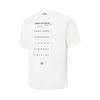 Li Ning JB Series Loose Casual Round Neck Cotton Back Letter Graphic Professional Basketball Short Sleeve T-Shirt Men T-Shirt Off-White AHSVH81-2