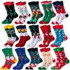 Weihnachtsstrümpfe Festliche Schlauchsocken Schneemann Weihnachtsbaumstrümpfe Baumwollsocken