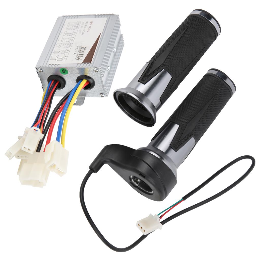 24V 500W Kolo Univerzální Plynové Rukojeťi Kartáčový Ovladač Protiskluzová Rukojeť Cyklo Příslušenství