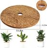 3Pcs Coconut Fibers Mulch Ring Tree Protector Mat Plant Cover Mulch Mat Weed Mats Coco Coir Mulch Ring for Indoor Outdoor Trees, Tree Plant Ring Mats