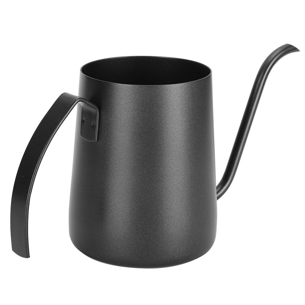 Fine Pointed Spout Gooseneck Coffee Kettle NonStick Coating Pour Over Kettle  Coffee Making