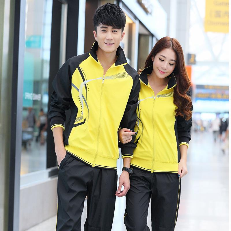 Spring & Autumn Casual Running Sports Set: Unisex Long Sleeve Jackets for Students & Teams