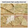 Pet Straw Mat, Hand-woven Rabbit Straw Mat, Guinea Pig Hamster Guinea Pig Foot Mat, Rabbit Straw Nest, Pet Supplies