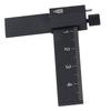 Tungsten Steel Blade Model Carving Ruler Aluminum Alloy Adjustable Scribing Ruler  Model Crafting