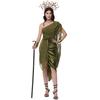Ancient Egyptian Medusa Greek Muse Queen Cos Costume, Roman Performance Costume, Halloween Costume