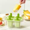 Ice Cream Maker Mold with Stick Food Grade Silicone Homemade Popsicles Mould Double Layer Ice Cubes Tray Kitchen Tool