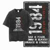 G Acid Washed Black Cotton Cool  Graphic Unisex Tshirt   Streetwear Big Size Vintage Oneck Unisexs Tee Tshirt