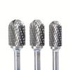 C-Type CX-Type Carbide Rotary Burr: Single/Double Cut Drill Bit for Engraving & Milling