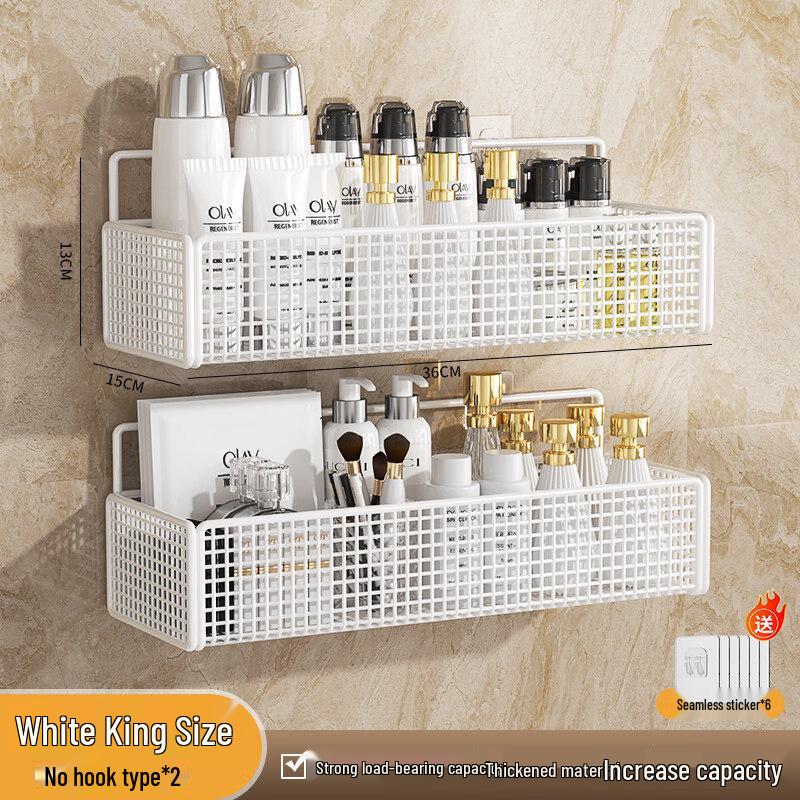 

No-Drill Iron Wall Shelf