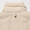 UNIQLO Solid Color Stand Collar Single Breasted Jacket Women jackets Beige 452224-30