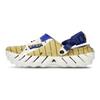 Pantofi tip Crocs Echo Dragon Ball Z confortabili și simpli pentru bărbați și femei în alb și galben