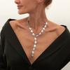 Adjustable Irregular Necklace Vintage Y-shaped Necklace Choker Necklace  Daily Jewelry Accessories
