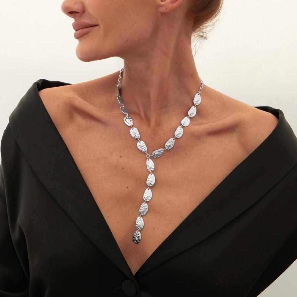 Adjustable Irregular Necklace Vintage Y-shaped Necklace Choker Necklace Daily Jewelry Accessories
