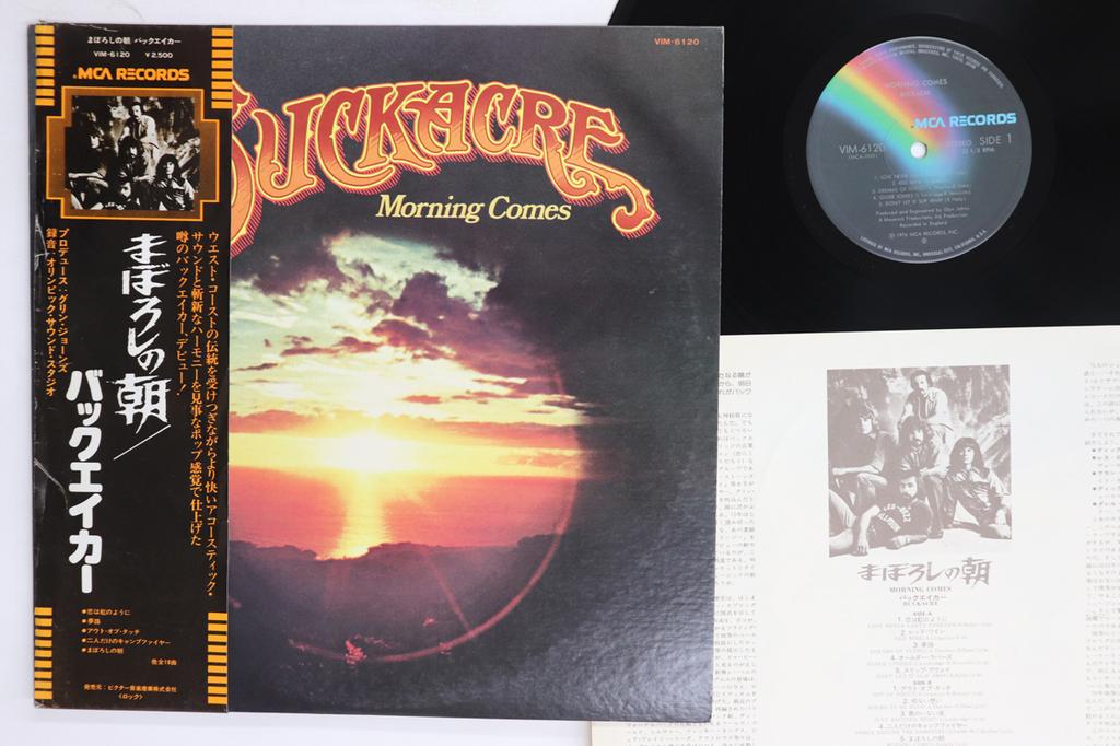 LP Record BUCKACRE Morning Comes VIM6120 RCA 1976 Japan Obi Rock Used