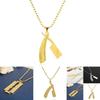 Blade And Razor Design Alloy Pendant Necklace With Electroplated Finish For Men And Women