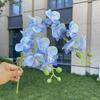Phalaenopsis Artificial Flowers Fake Lifelike Mini Orchid Flower Stems for Wedding Event Home Decor