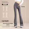 High-Waist Yoga Horseshoe Pants: Tummy Control, Slimming, Barbie Flare, Autumn Outerwear for Women