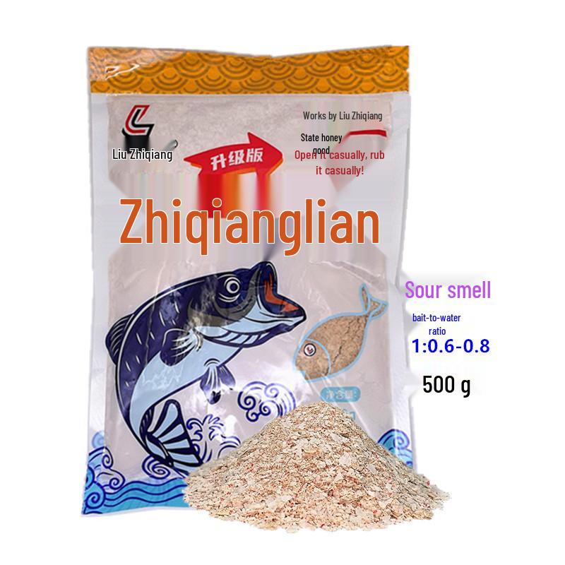 

Liu Zhiqiang Silver & Bighead Carp Floating Bait: Second Generation Fish Bait for Silver, Bighead, and Grass Carp Fishing. Bag