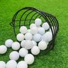 Edelstahl Golfballkorb Große Kapazität Golf Transporteimer Langlebiger Aufbewahrungskorb