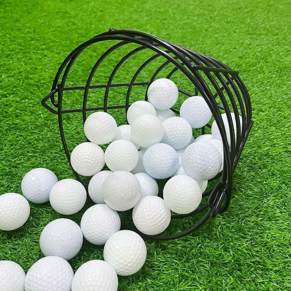 Großvolumiger Golfballkorb Aufbewahrungskorb aus Edelstahl Langlebiger Golfballbehälter