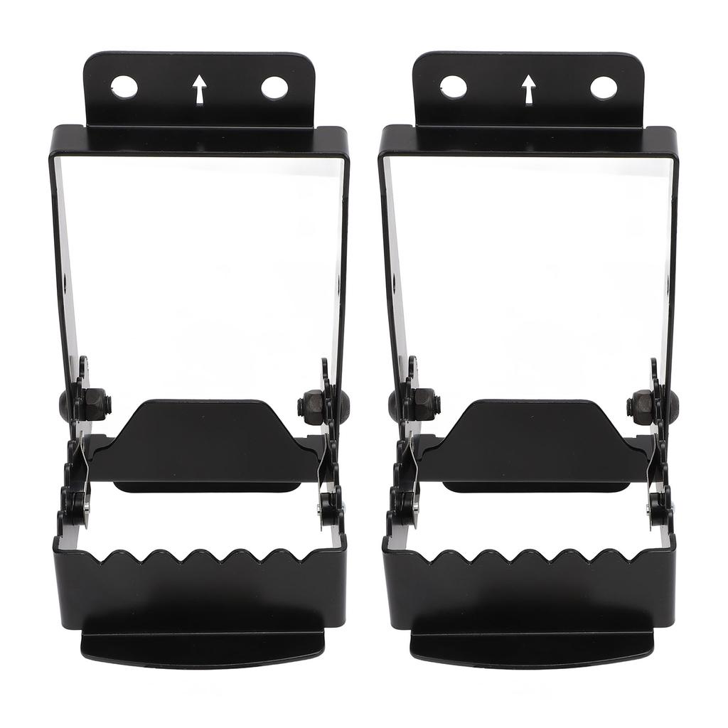ATV Footrests Anti Slip Universal Foldable 4 Wheel Rear Passenger Foot Pegs Pedal Replacement for Polaris Sportsman