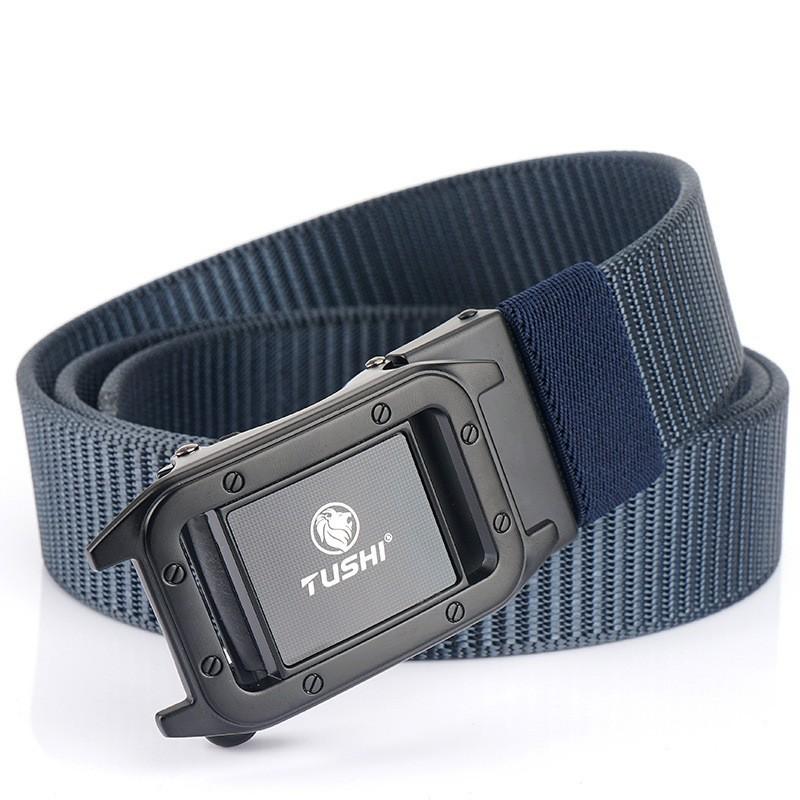 Fashionable All-matching Automatic Men's Belt Outdoor Quick-drying Nylon Casual Canvas