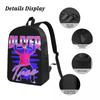 3Pcs RIP Oliver Tree 1993-2026 Backpack Set for Children Pen Bags Bookbag Sets with Lunch Box For School Students Knapsack