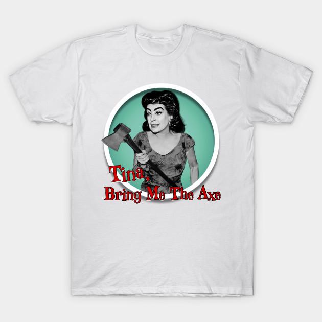 

Men Black Print T-shirt Tina, Bring Me The Axe No-Cut Transfer Paper Print Cotton Tshirt S белый